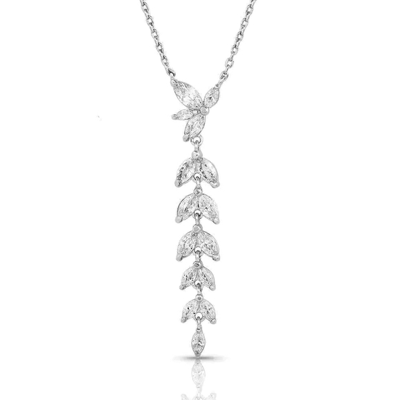 Montana Silversmiths Woodbine Falls Crystal Necklace - NC5310 - Picture 2 of 10